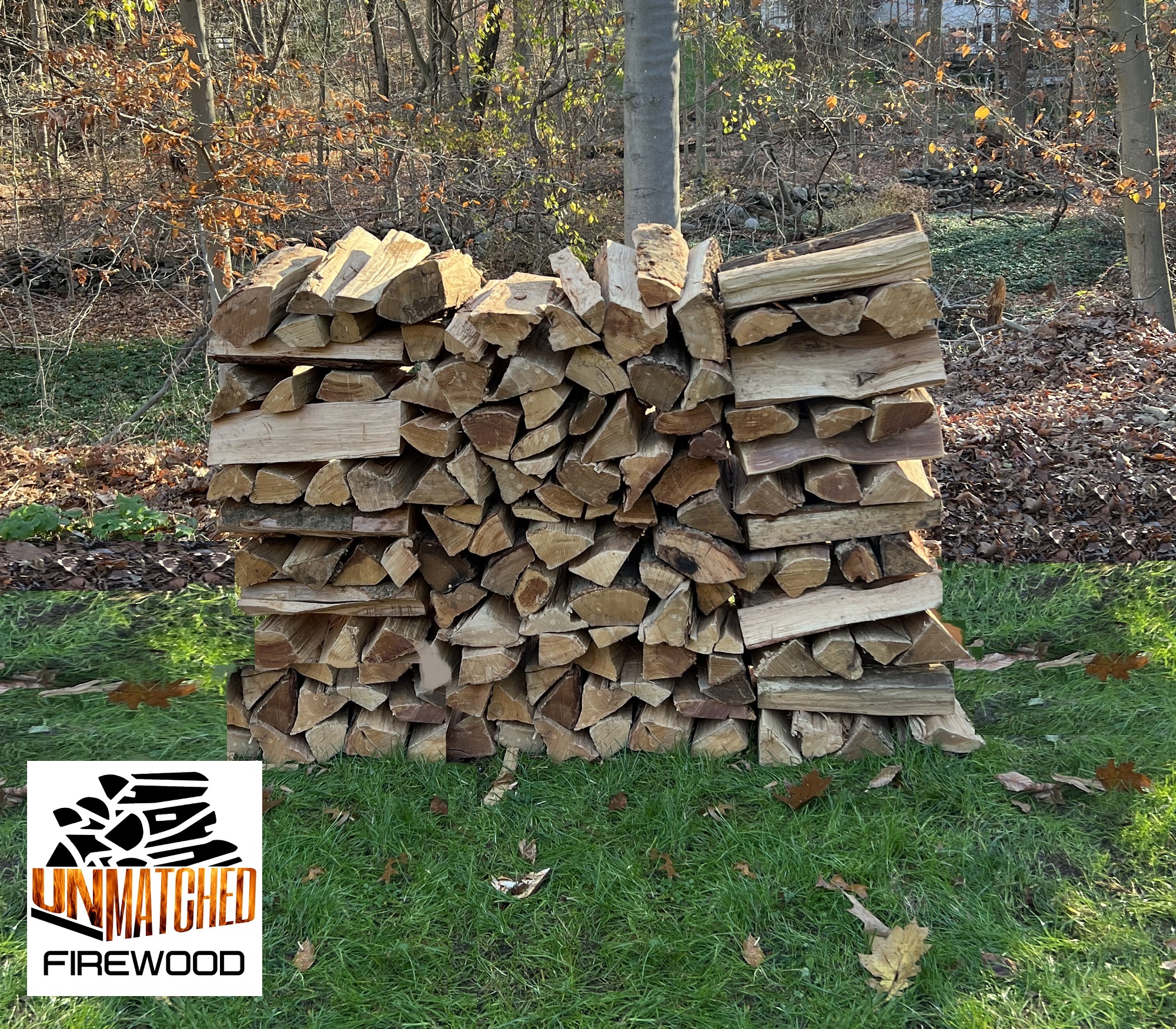 1/6 Cord of Kiln Dried Firewood, Delivered and Stacked
