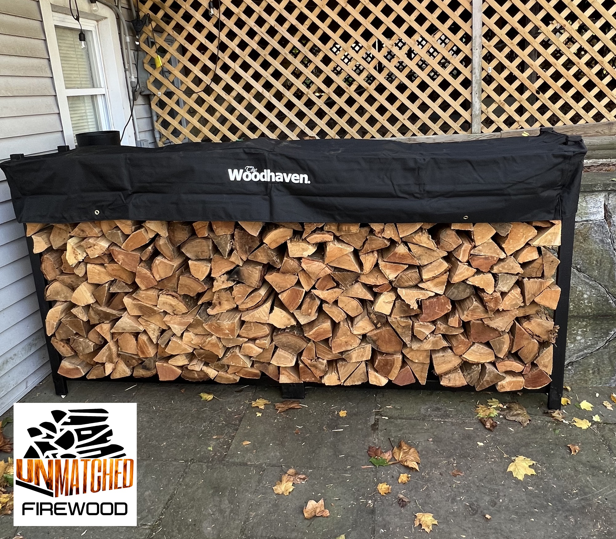 Unmatched Firewood Delivery With Rack and Stacking