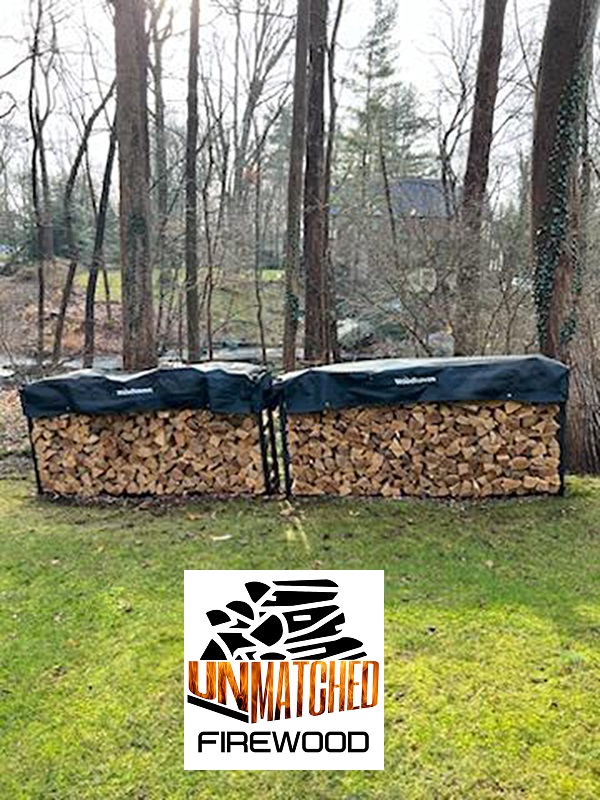 2/3 Cord of Kiln Dried Firewood, Delivered and Stacked