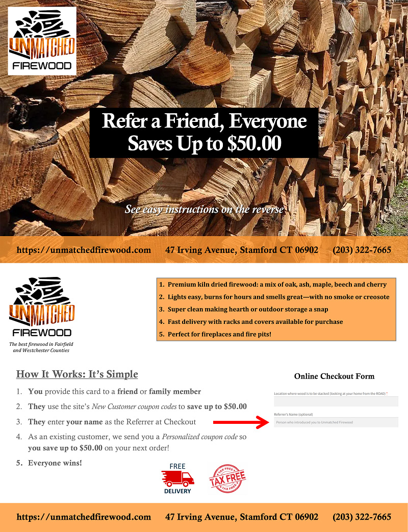 Firewood Referral Program